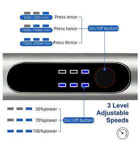 3 Speeds Adjustable Engraver Electric Grinding Pen Small Grinding Machine Mini Tool Set DIY Jade Engraving Pen Polishing