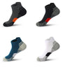 5 Pairs Men's Cotton Breathable Athletic Short Socks, Men's Low Cut Sweat-Wicking Ankle Socks, High Quality Casual Soft Summer Sports Socks