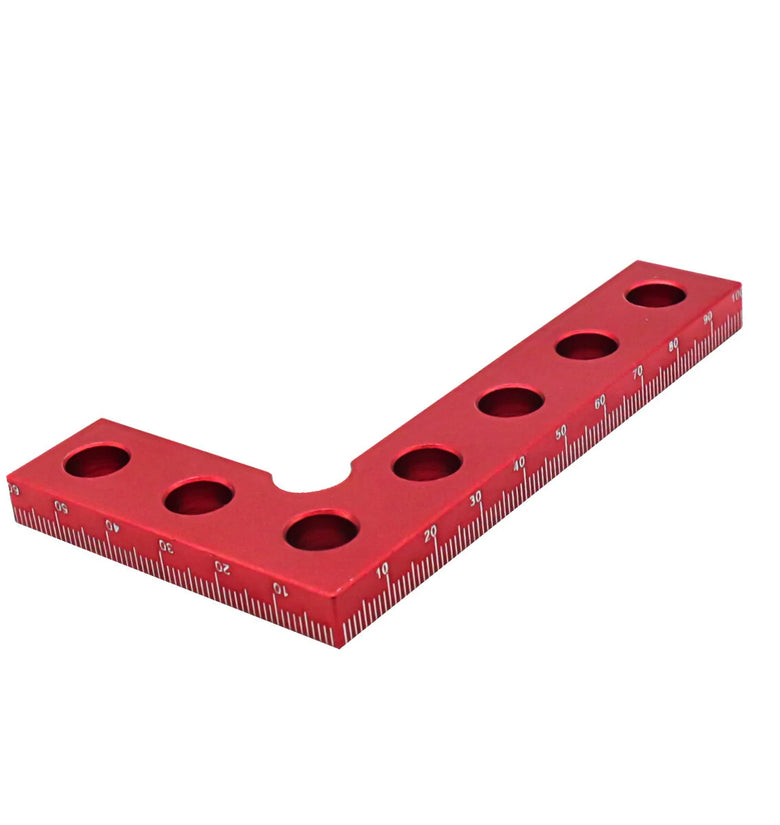 100mm 90 Degree Carpenter Square L Square Right Angle Ruler Aluminum Pocket Ruler Woodworking Measuring Tool