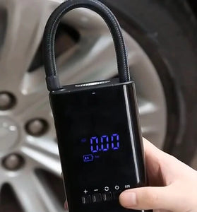 4000mAh Wireless Digital Portable Car Air Pump Mini 12V Tire Inflator Cordless Handheld Air Compressor