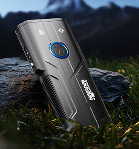 Warsun X608S 4180LM Ultra Bright LED+COB Flashlight Built-in 6000mAh Battery Type-C Rechargeable Torch Multi-functional Outdoor Emergency Portable LED Light