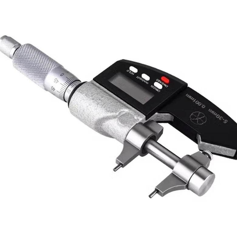 ETOPOO Carbide Tipped Electronic Outside Micrometer 0-25mm Range with Digital Display Perfect for Woodworking and DIY Projects Precise Durable Measurement Tool