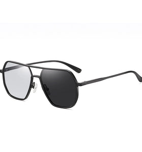 Classic Fashion Mg Aluminum Sunglasses for Men UV400 Protection Photochromic Sun Glasses Night Vision Driving Eyeglasses