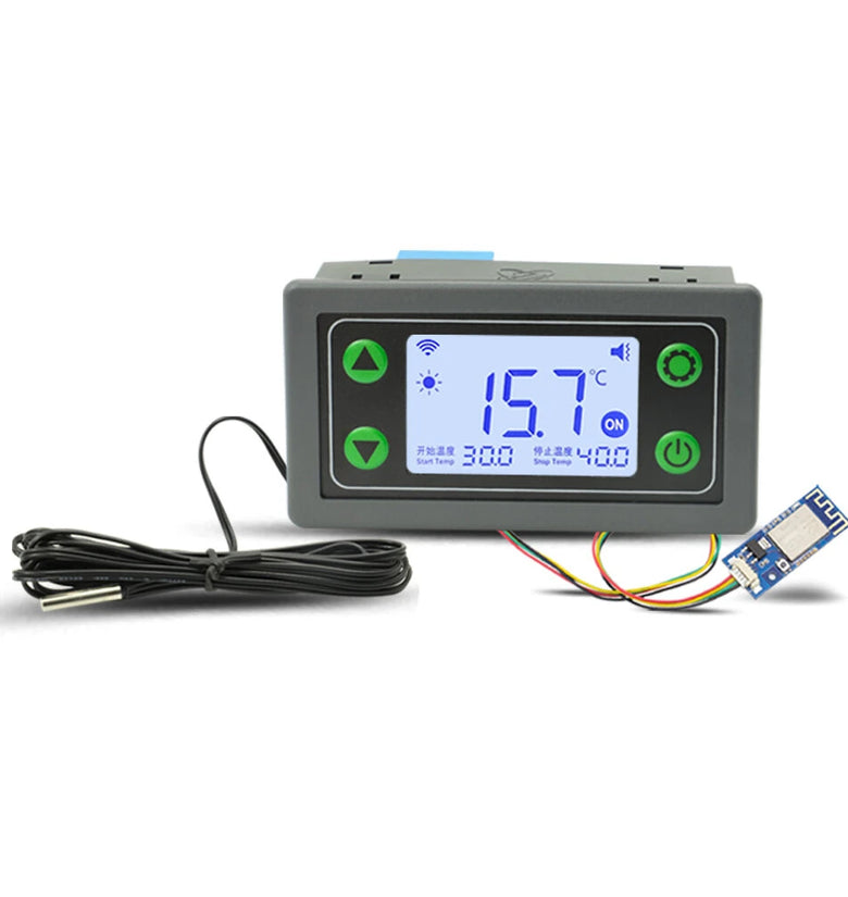 ST30/ST30-W DC6-30V 30A Remote WiFi Thermostat Temperature Controller Digital Display Thermostat