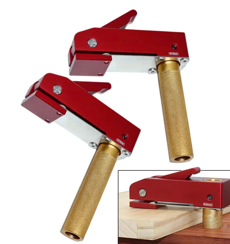 Woodworking Desktop Quick Acting Hold Down Clamp Desktop Clip Fast Fixed Clip For Woodworking Benches 19/20MM Dog Hole Tool