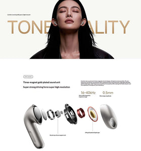 Xiaomi Buds 6 TWS Earbuds bluetooth Earphone Hi-Res Three-magnet Gold-plated Acoustic Unit Spatial Audio 3-Mic AI Call Noise Cancelling Simultaneous Interpretation Semi-in-ear Sports Headphones