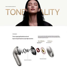 Xiaomi Buds 6 TWS Earbuds bluetooth Earphone Hi-Res Three-magnet Gold-plated Acoustic Unit Spatial Audio 3-Mic AI Call Noise Cancelling Simultaneous Interpretation Semi-in-ear Sports Headphones