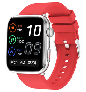 T92 1.85inch HD Screen Non-invasive Blood Sugar HRV Detection Meto Function SOS Emergency Call bluetooth Call Heart Rate Blood Pressure Blood Oxygen Monitor Sleep Monitoring Breathe Training Multi-sport Modes Music Playback IP68 Waterproof Smart Watch