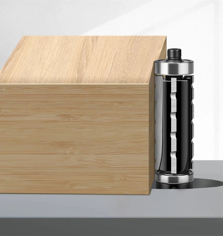 1/2 Inch 12.7mm 12mm Shank Spiral Flush Trim Router Bits Top & Bottom Bearing Router Bit with 3/4