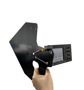 HT8 Logarithmic Periodic Antenna 0.6-10GHz Direction Finding Antenna for Spectrum Analyzer Signal Analysis Positioning EMC