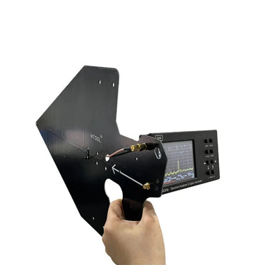 HT8 Logarithmic Periodic Antenna 0.6-10GHz Direction Finding Antenna for Spectrum Analyzer Signal Analysis Positioning EMC