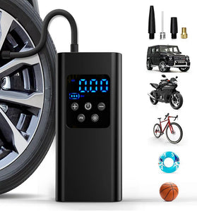 150Psi Cordless Car Tire Air Pump Inflator Pump for Car and Motorcycle Tyres 12V Electric Air Pump for Car Motorcycle with LED Light