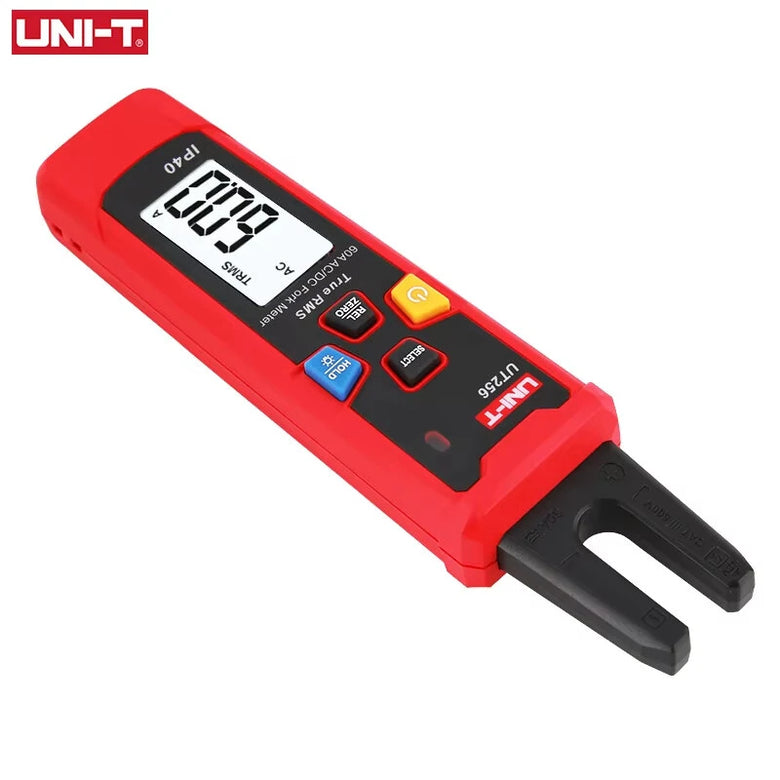 UNI-T UT256 Digital Fork Meter True RMS Clamp Tester 60A AC DC Current CAT III 600V NCV Sensor Tool Compact Design