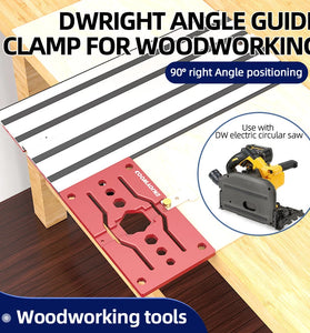ENJOYWOOD Track Saw Circular Saw Square Right Angle Guide Rail Angle Stop for DeWalt Guide Rail
