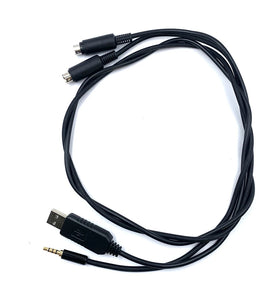 FT8 Mode Audio Cable USB Cable 90cm Compatible with FT817 FT818ND FT857 FT857D FT897 Radio Accessories Stable Connection Plug and Play Audio Transmitter