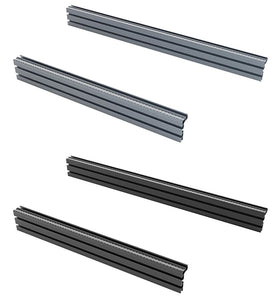 ENJOYWOOD 600mm/800mm 75 Type T Track Table Fence System Miter Saw Fence with Laser Measure for Woodworking Accessories 74" Bottom Width x 75 1/8" Top Width