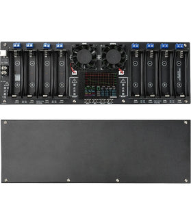8 Channel 18650 Lithium Battery Capacity Tester Module MAh MWh Digital Battery Power Detector Module 18650 Battery Tester Type-C