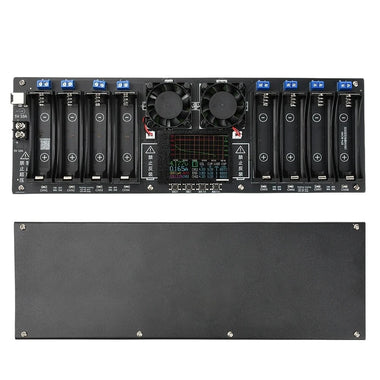 8 Channel 18650 Lithium Battery Capacity Tester Module MAh MWh Digital Battery Power Detector Module 18650 Battery Tester Type-C