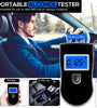 Portable Alcohol Breathalyzer with 20 Mouthpieces Professional Grade Accuracy Blood Alcohol Tester LCD Screen Personal Alcohol Breath Tester