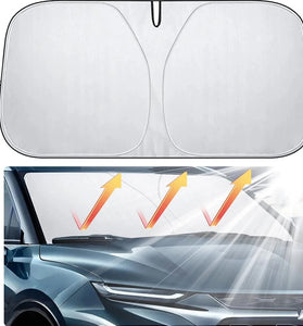 S/L Car Sunshade Windshield Heat Insulation Sunscreen Baffle Car Front Window Sunshade Summer Curtain Car Sunshade