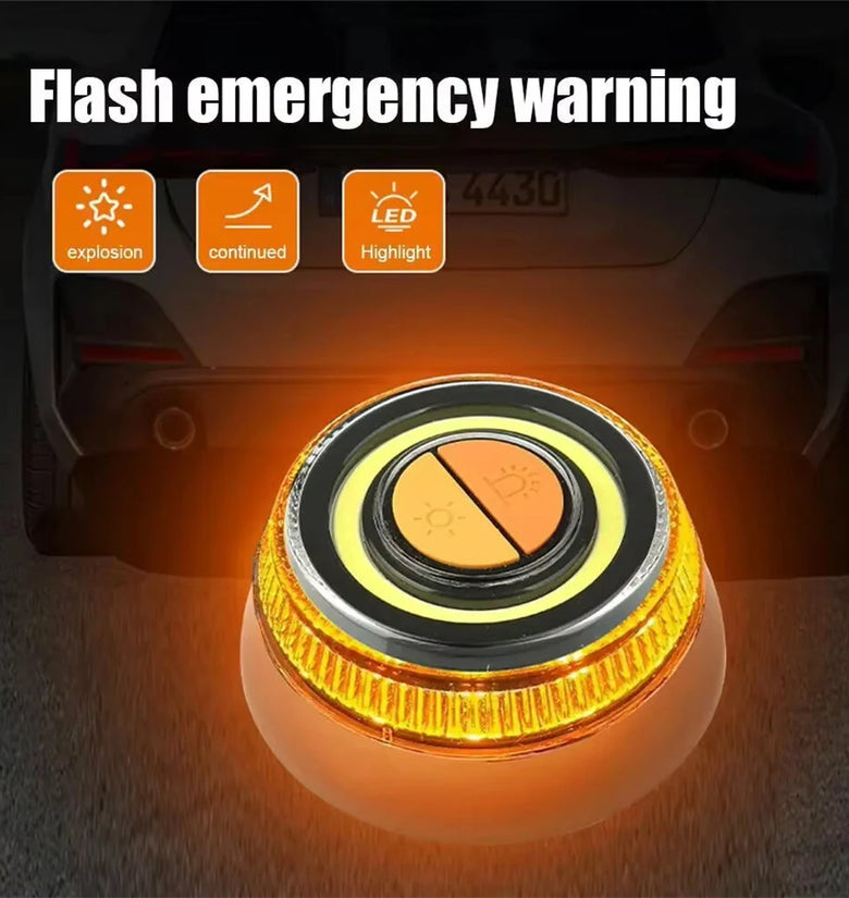 Car Emergency Beacon Light Battery Version Induction Strobe Flashing Warning Light Help Flash Safety Signal Lamp