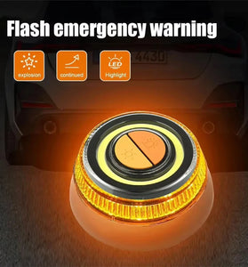 Car Emergency Beacon Light Battery Version Induction Strobe Flashing Warning Light Help Flash Safety Signal Lamp