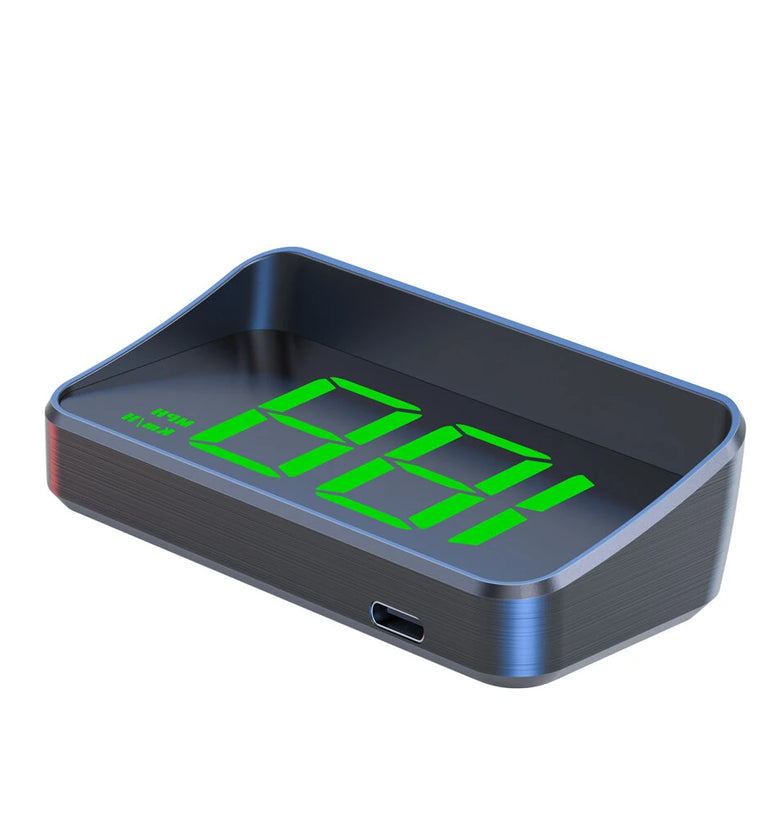 M2 KM/H / MPH HUD Car Head-Up Display GPS Speedometer Compass Car Dashboard Screen Universal GPS HD Car Look Up Display