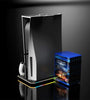 PS5 Gaming Console Cooling Stand Dual Charging Dock With RGB Lights Disk Slot And Controller Holder