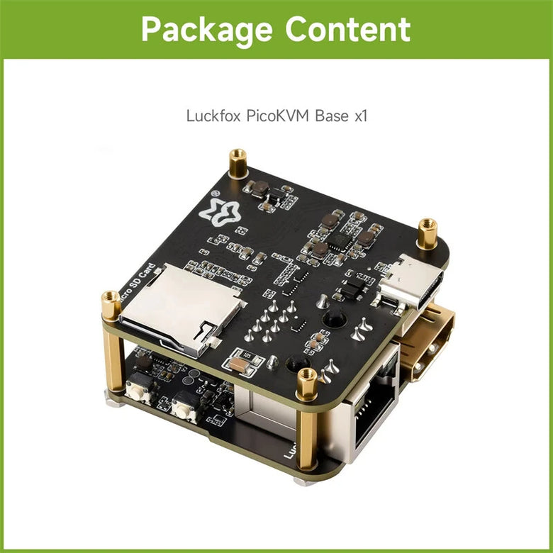 Luckfox PicoKVM IP KVM Remote Management Tool Supports 1080P 60fps HD Multimedia Interface Input Low Latency USB Emulation