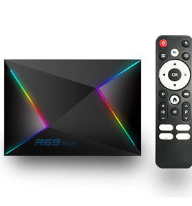 R69 PLUS 4+32G 3D 8K TV Box Android 14.0 Allwinner H728 Octa-core Support WiFi6 bluetooth5.0 Media Player HDR10 Set Top Box with Remote Control