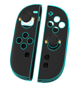 JYS JYS-NS2292 Switch2 Joycon Left and Right Handle+Joystick Caps Anti-slip Shockproof Silicone Protective Cover Precision Cutouts Easy Install Gaming Accessories