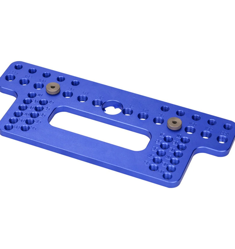Fonson Tools Cabinet Hardware Jig Drill Guide Hole Punch Positioning for Handles and Pulls on Drawers/Cabinets/Doors
