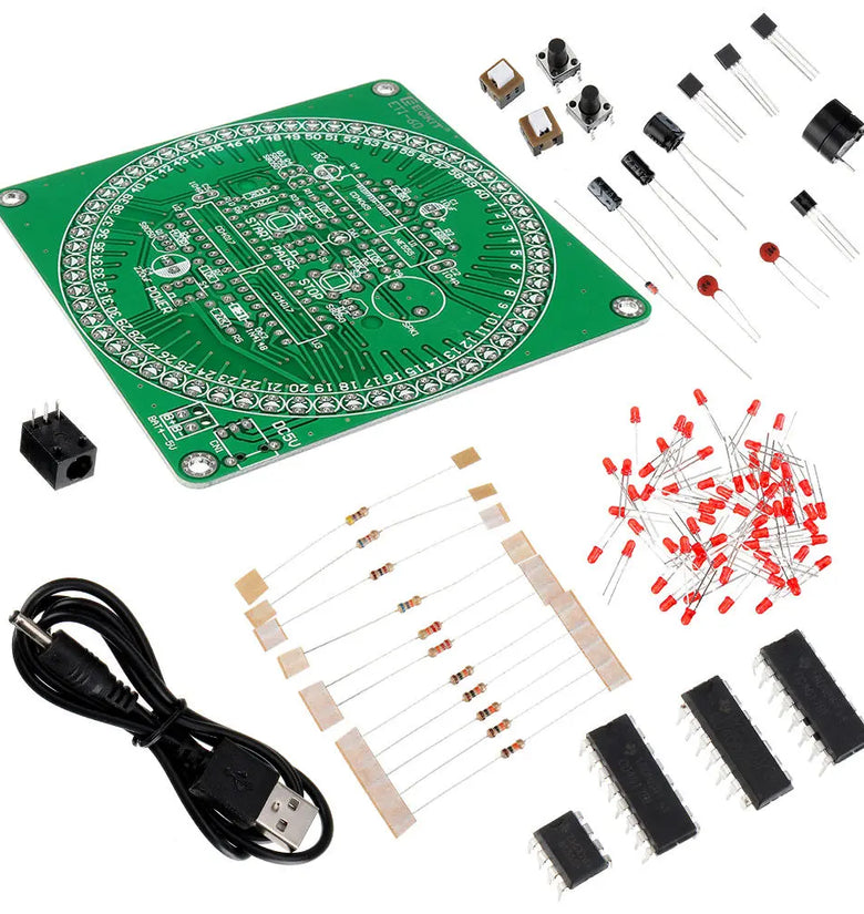 3pcs EQKIT 60 Seconds Electronic Timer Kit DIY Parts Soldering Practice Board