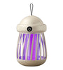 USB Rechargeable Mini UV Mosquito Killer Lamp 360 Coverage 3000V Electric Grid Dual UV & Night Light Modes Portable Indoor/Outdoor Zapper