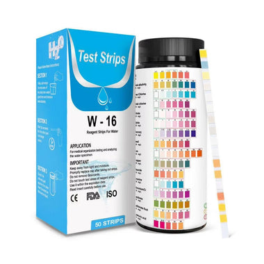 50/100pcs 16-In-1 Drinking Water Test Kits Strip Home Water Quality Test Swimming Pool Spa Water Test Strip Nitrate Nitrite PH Hardness