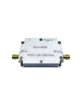 High Flatness Amplifier 10M-6GHz Gain 20/30/40DB RF Signal Driving or Receiving Front End