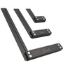 Wnew MM/Inch Precision Woodworking Square Aluminum Alloy Ruler Carpenter Line Drawing Marking Gauge Hole Scribing Ruler