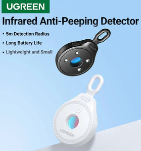 UGreen LP793 Mini Infared Camera Detector 5M Long Range Detect 60H Days Battery Life Anti-Peeping Candid Camera Security Protection for Hotel