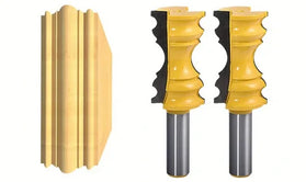 Crown Molding Router Bit 1/2"/8mm/12mm Shank Router Bit Large Elaborate Milling Cutter Chair Rail Molding For Woodworking Tool
