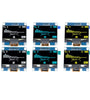 1.54 inch OLED Display LCD Screen Module Resolution 128*64 SPI/IIC Interface SSD1309 Driver