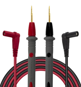 ANENG PT1008 20A 1000V Silicon Rubber Wire Retardant Gilded Sharp Needle Probe Digital Multimeter Test Lead with Crocodile Clip