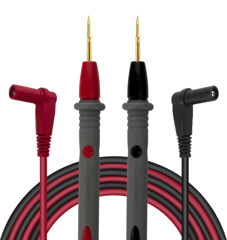 ANENG PT1008 20A 1000V Silicon Rubber Wire Retardant Gilded Sharp Needle Probe Digital Multimeter Test Lead with Crocodile Clip