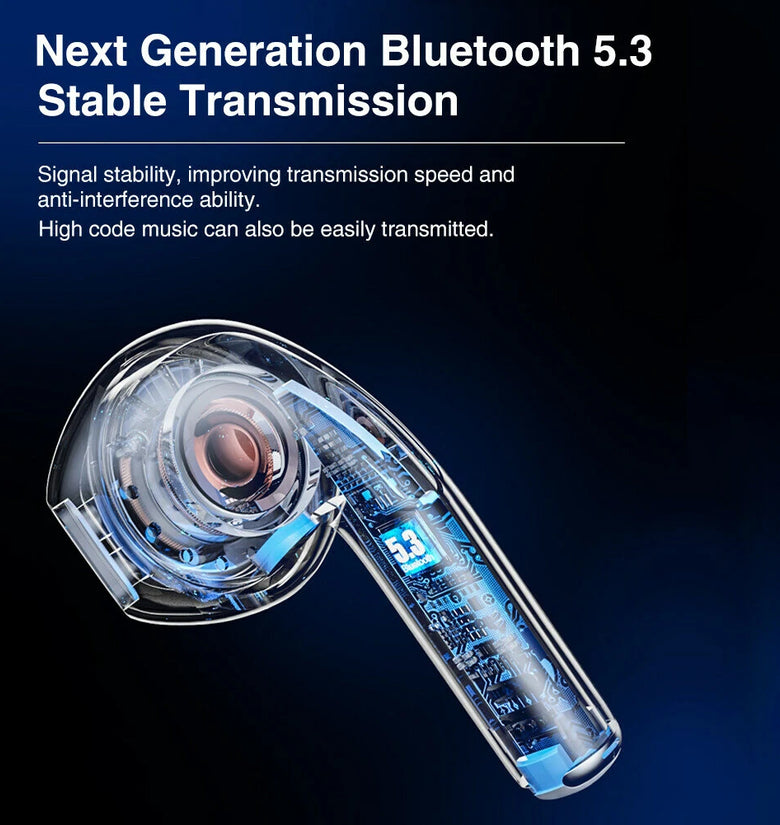 Lenovo Lecoo EW303 TWS bluetooth 5.3 Earphone Touch Control Semi-in-ear Sports Earphone with Mic