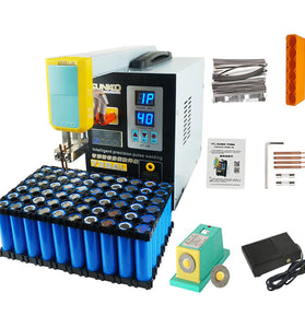 SUNKKO 738AL Spot Welding Machine New Upgraded Telescopic Arm Handheld Spot Welder 18650Battery Weld Precision Pulse Spot Welder