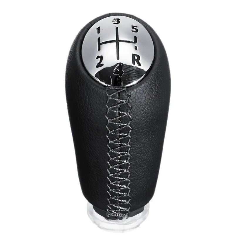 5 Speed Gear Shift Knob PU Leather For RENAULT Laguna Megane 2 Clio 3 03-09 Kangoo 2009