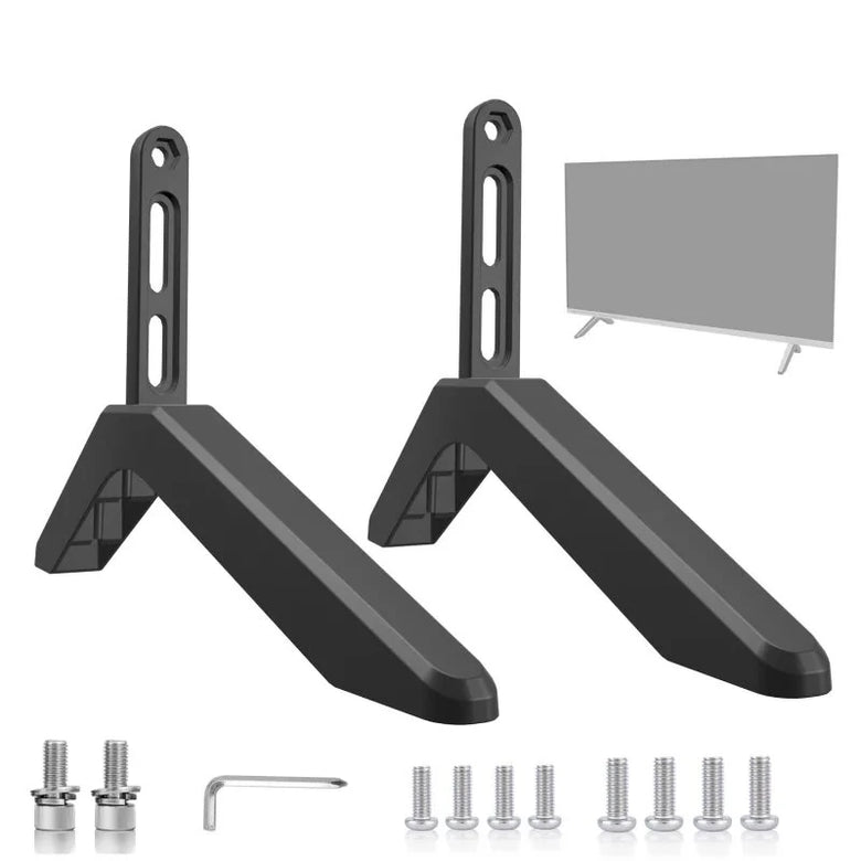 ST08 Universal TV Stand Mount LED Screen Television Height Legs Anti Slip Strong TV Base