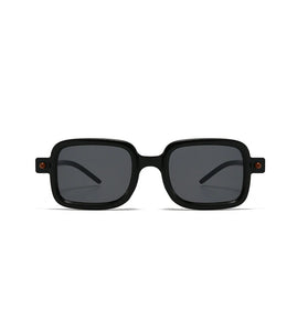 Fashion Retro Square Sunglasses UV400 Protection HD Sun Eyeglass for Outdoor Travel Driving with Case