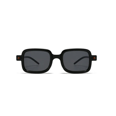 Fashion Retro Square Sunglasses UV400 Protection HD Sun Eyeglass for Outdoor Travel Driving with Case