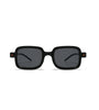 Fashion Retro Square Sunglasses UV400 Protection HD Sun Eyeglass for Outdoor Travel Driving with Case