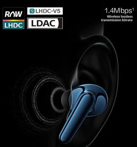 Vivo TWS 5 Hi-Fi Version bluetooth Earbuds ANC Earphone 60dB Depth Noise Cancelling 2nd Ceramic Tungsten Acoustic Diaphragm Hi-Res LHDC Lossless LHDC5.0 Audio 48H Playback Low Delay Smart Translation In-ear Sports Headphones